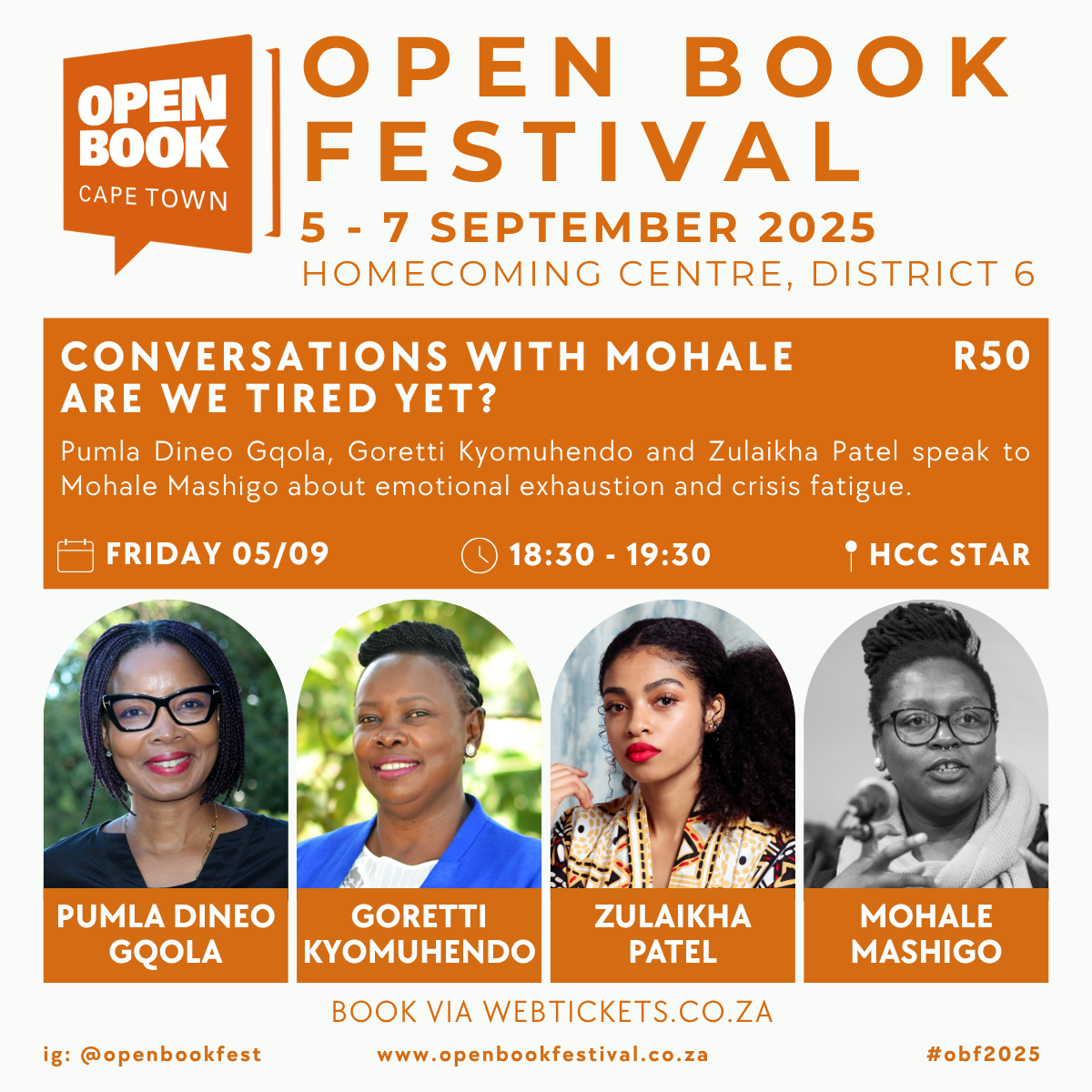 Conversations with Mohale Are We Tired Yet