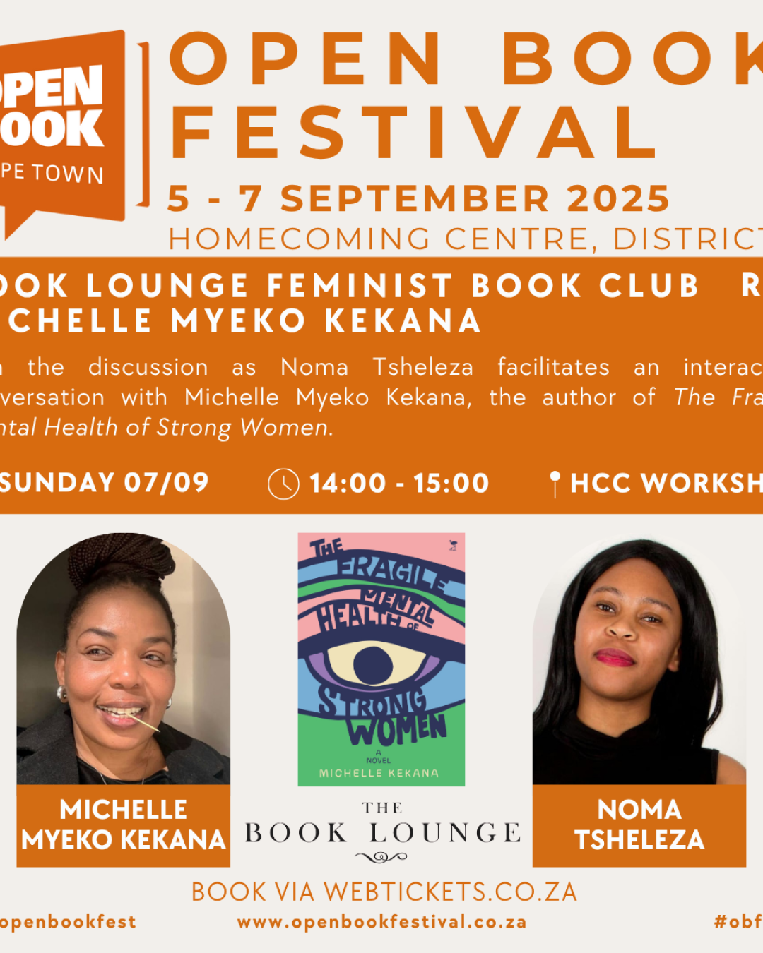 Book Lounge Feminist Book Club Michelle Myeko Kekana