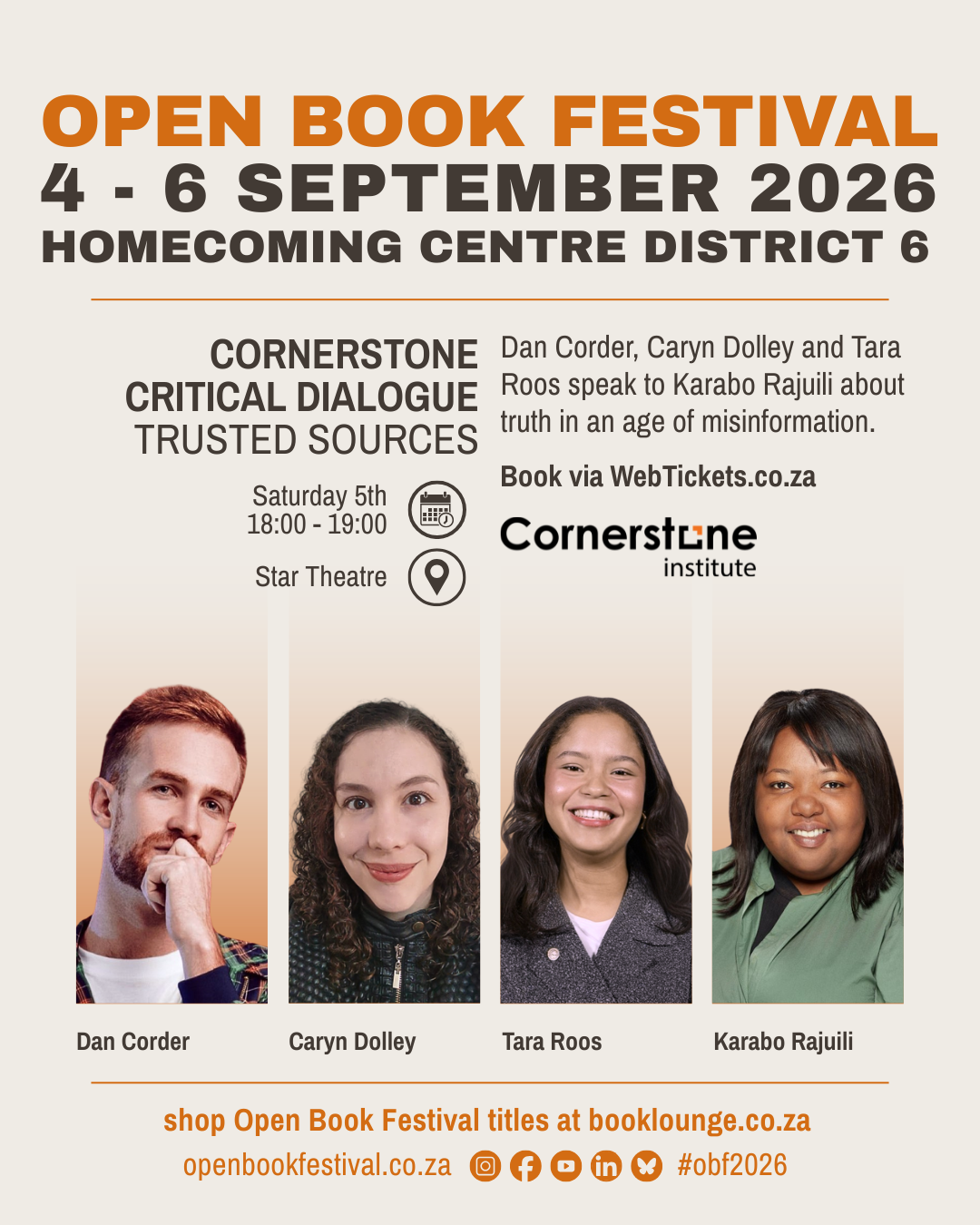 Cornerstone Critical Dialogue - Trusted Sources