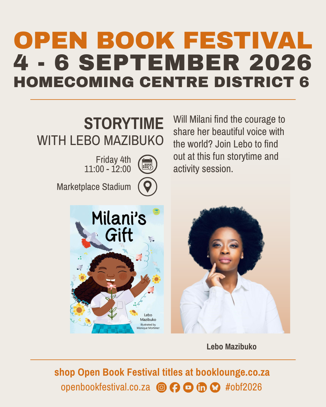 Storytime with Lebo Mazibuko
