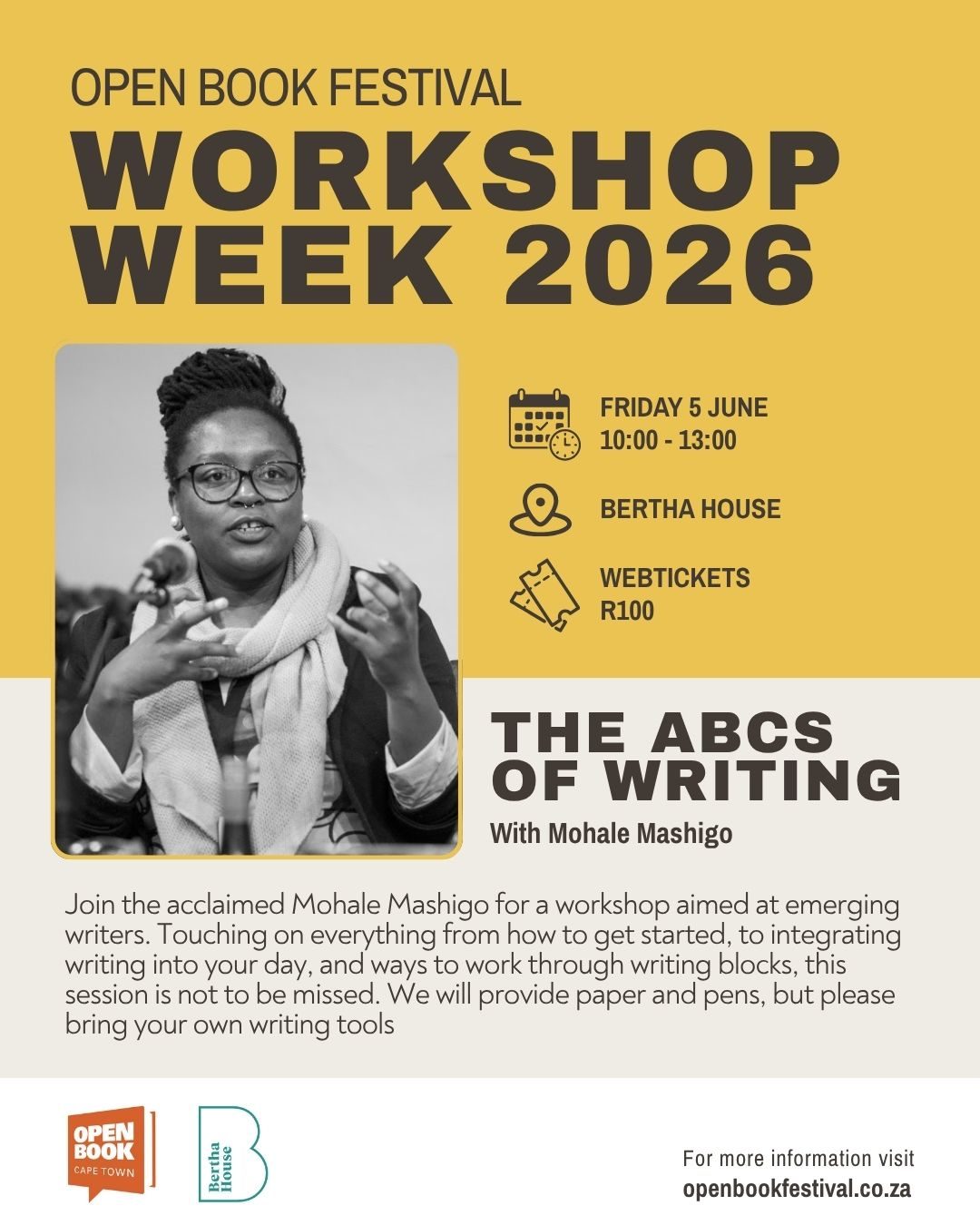 The ABCs of Writing - Mohale Mashigo